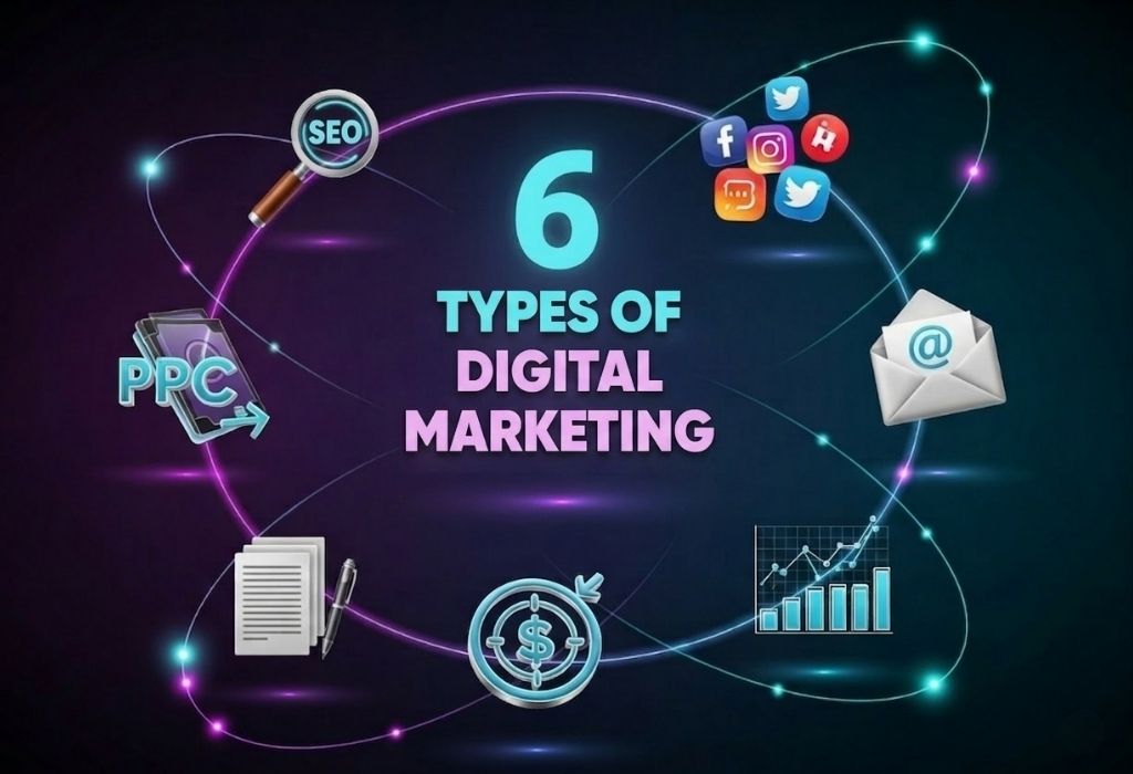 6 Types Of Digital Marketing