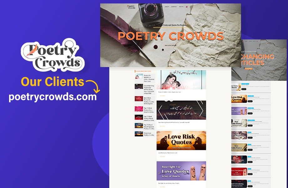 poetrycrowds. Digital Marketing Agency