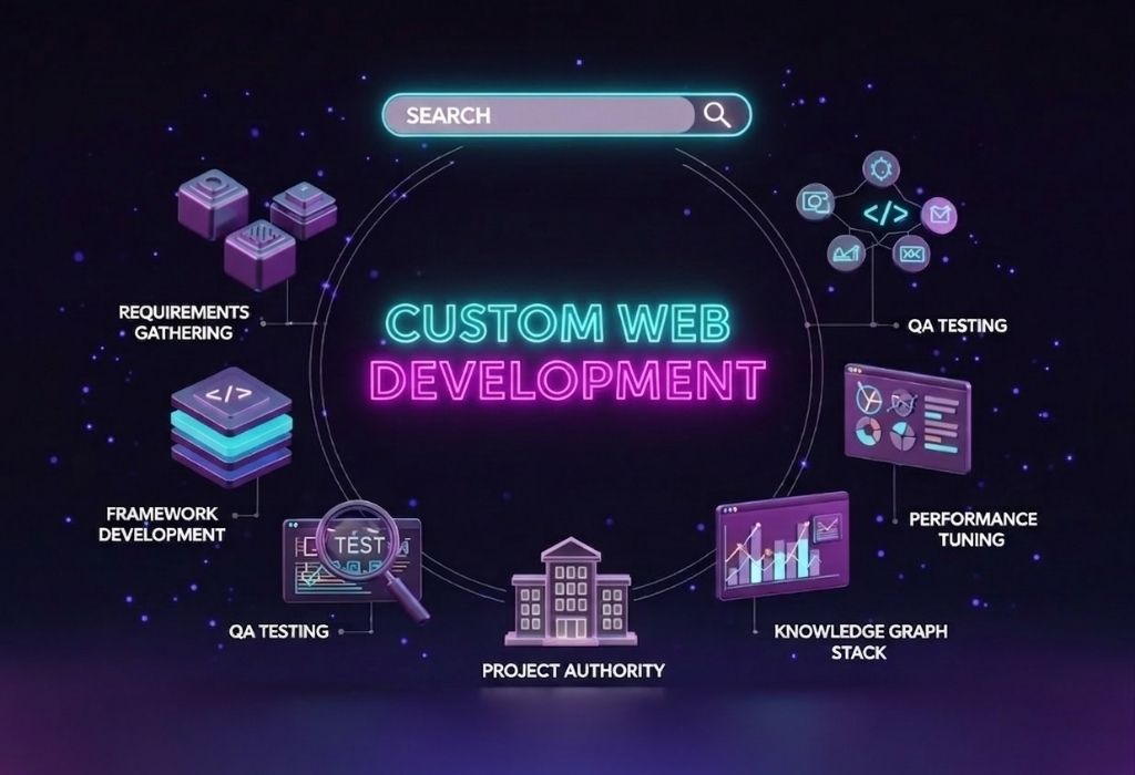 Custom Web Development meets the needs of every customer